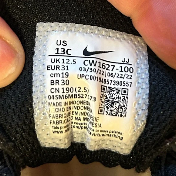 Nike React Presto Black / Neon Green / Orange / Blue Youth Sneaker Size 13C - Picture 6 of 6